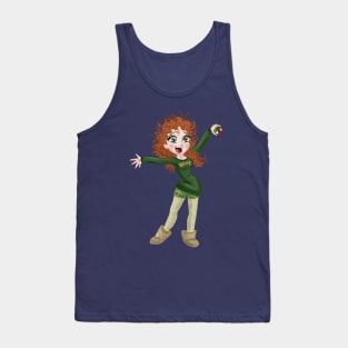 Ginger Fall Obsessed Girl Tank Top